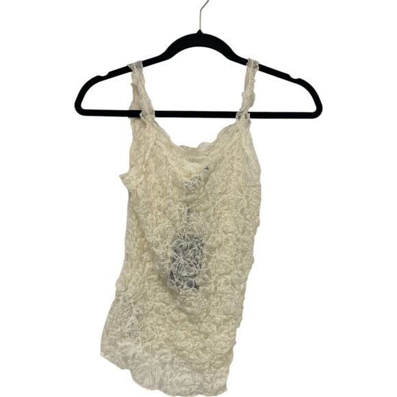 Massimo Dutti Womens Lace Top Shirt Small S Ivory Cream 6870/770 NWT - Picture 2 of 12